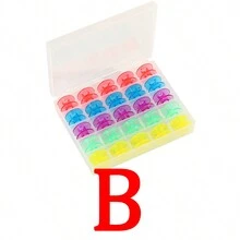 25Pcs Clear Plastic Sewing Machine Bobbins Class 15, Sewing Bobbins Compatible With Brother Singer Janome Kenmore Machines Style SA156 Transparent Bobbins Spools Embroidery Bobbins Sewing Accessories - 25Pcs - View 11