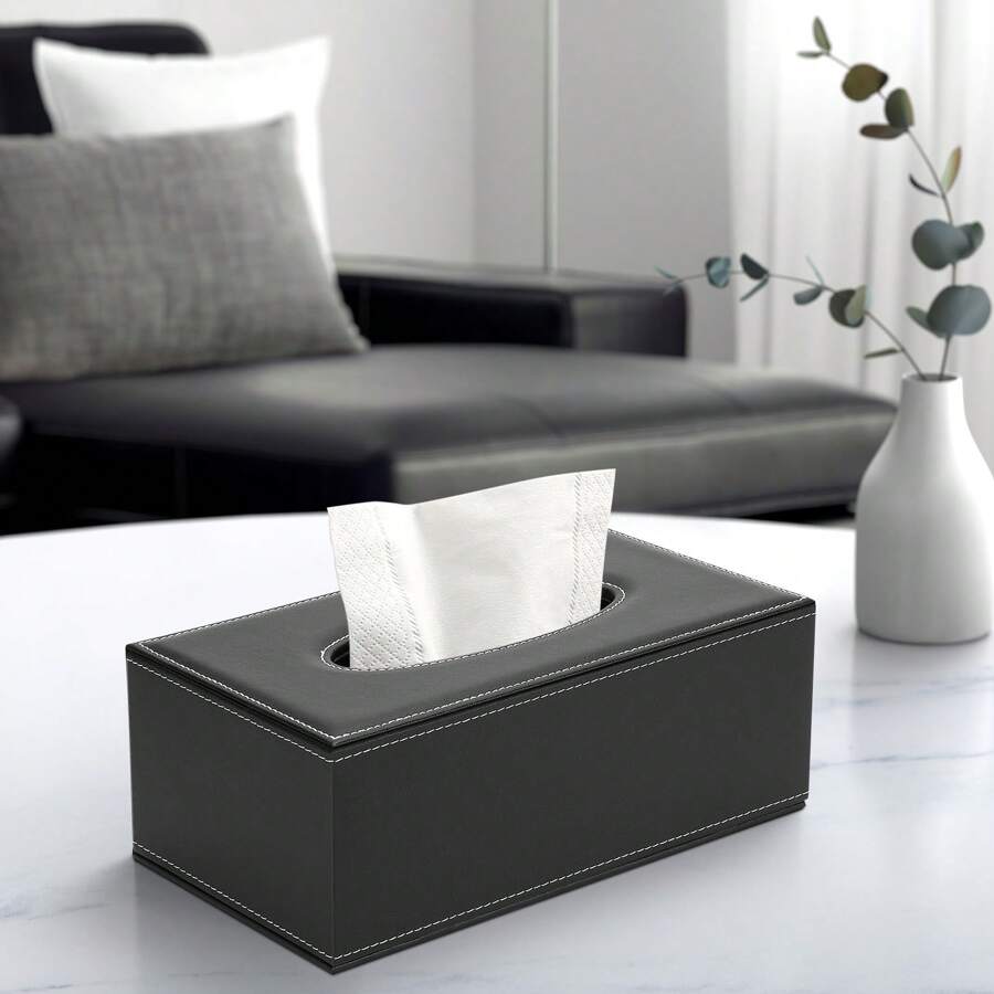 Tissue Box - Black - View 1