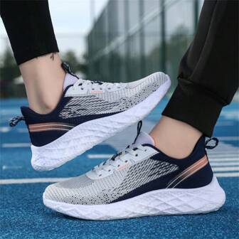 Autumn Starry Sky Couples Running Shoes, Soft Sole, Breathable And Anti-Skid Sports Shoes For Students