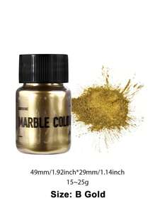 1 Bottle Shimmer Metallic Golden Silvery Color Powder, Faux Pearlescent Colorant Pigment, Dye Colorant Glitter Mica Powder For DIY Painting Resin Jewelry Making
