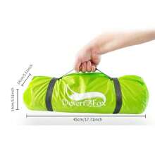 2 人戶外露營帳篷,雙層牛津布,防水防曬,適合露營和健行 - 綠色 - 查看 5