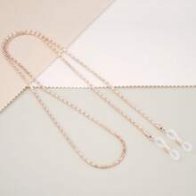 5pcs Fashion Reading Glasses Chain For Women Metal Sunglasses Glasses Chain Mask Holder Necklace Mask Lanyard Jewelry For Women Lanyard Metal Rope Eyewear Accessories(5 Color/Set) - Multicolor - View 6