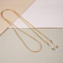 5pcs Fashion Reading Glasses Chain For Women Metal Sunglasses Glasses Chain Mask Holder Necklace Mask Lanyard Jewelry For Women Lanyard Metal Rope Eyewear Accessories(5 Color/Set) - Multicolor - View 7