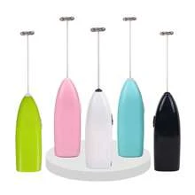 1只小型攪拌器,咖啡奶泡機,升級手持電動搗奶器,小型電池攪拌器和咖啡混合攪拌器,均可用於製作法蘭黛,拿鐵,奶油,抹茶且未含電池 - 黑色 - 查看 3