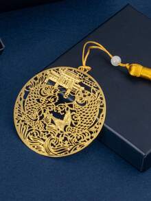 tianse 1入復古流蘇書籤,風鯉魚造型書籤附贈禮盒,適用於書迷、作家、讀者、教師、朋友、母親、兒童、青少年、男性、女性 - 鯉魚躍龍門 - 查看 5