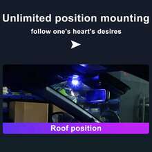 1套帶遙控的led水下燈,適用於潛水,防水蠟燭/茶燈適用於家居裝飾或車內環境,定時功能浴缸燈,魚缸/花瓶漂浮水下燈 - 彩色 - 查看 9