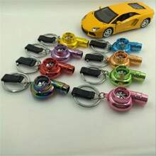 真實汽笛聲turbo鑰匙扣套筒軸承旋轉turbo鑰匙扣汽車部件渦輪增壓器鑰匙鏈鑰匙扣配件 - 彩色 - 查看 7