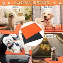 1pc Waterproof Portable Camping Oxford Cloth Thickened Moisture-Proof Pet Mat For Outdoor Cat & Dog, Wear-Resistant & Easy To Clean, Suitable For Extra Large Dogs And Ice Pad - Orange - View 7