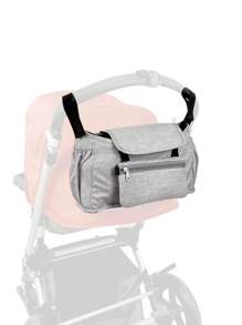 寶寶嬰兒車掛袋奶瓶袋,兒童推車收納袋,可攜式旅行肩袋,給媽媽們使用 - 灰色 - 查看 1