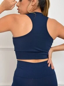 Women Sports Bras - Azul Marino - Ver 2