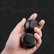 1pc Black Portable Mini Steel Cannon Metal Subwoofer Speaker, Suitable For Android, Ios And Other Smart Platforms, Outdoor Use - Black - View 9