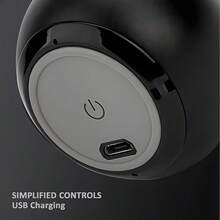 1pc Black Portable Mini Steel Cannon Metal Subwoofer Speaker, Suitable For Android, Ios And Other Smart Platforms, Outdoor Use - Black - View 6