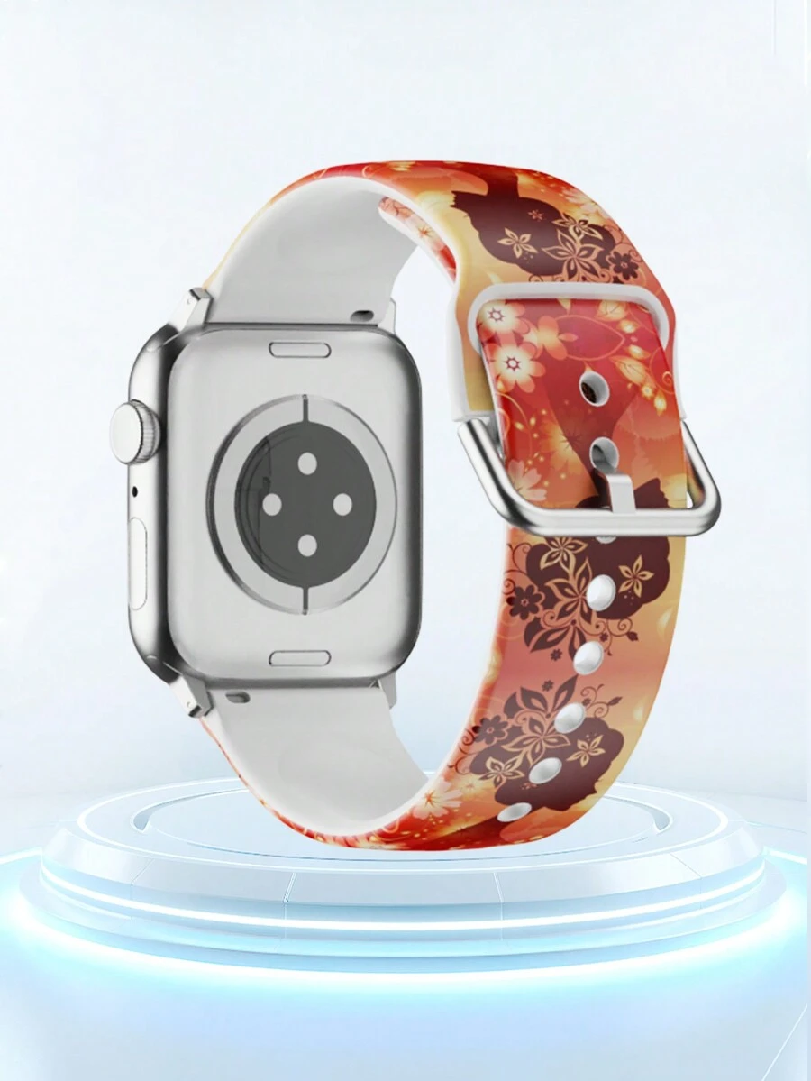 Banda Impresa Meiren Tou Meiying Para Reloj - Multicolor - Ver 1