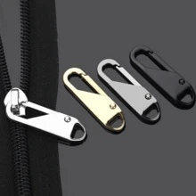 5pcs Detachable Zipper Puller For Down Jacket And Bag, Universal Activity Slider For Zipper Repair And Replacement - Grey - View 6