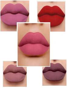 Labial Liquido Indeleble Matte Lip Gloss 12 Piezas Labial - Multicolor - Ver 2