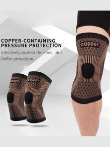 1 قطعة أكمام ضغط الركبة من النحاس للرجال والنساء ، دعامة كمان المساند الرياضة ، أربطة الركبة الواقية للرياضة اليومية ،التمارين ،رفع الأثقال ،اللياقة البدنية ،الدراجة ،اليوغا ،البيلاتس ،التخييم ،المشي