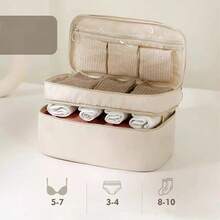 1個旅行隨身便攜式衣物收納袋,適用於衣物、胸罩、內衣,多功能衣物分類包裝 - 蘭獨角獸 - 查看 5