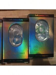 24 PCS DS.  FLOWER  BEAUTIFUL PUPIL LENTES DE CONTACTO  PARA LA PROTECCIÓN OCULAR, LANZAMIENTO DIARIO