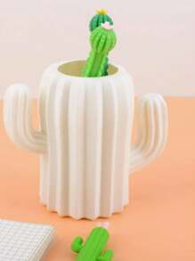 1個筆筒組織架筆架桌面文具儲物盒,適用於辦公室和學校文具 - 彩色 - 查看 6