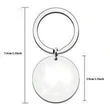 1入組,可愛姊妹鑰匙扣 - 給最好的朋友和兄弟姐妹的完美禮物 - 銀色 - 查看 2