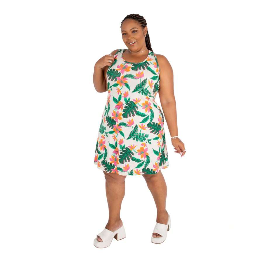 Plus Size Dresses - Burgonya - Görünüm 1