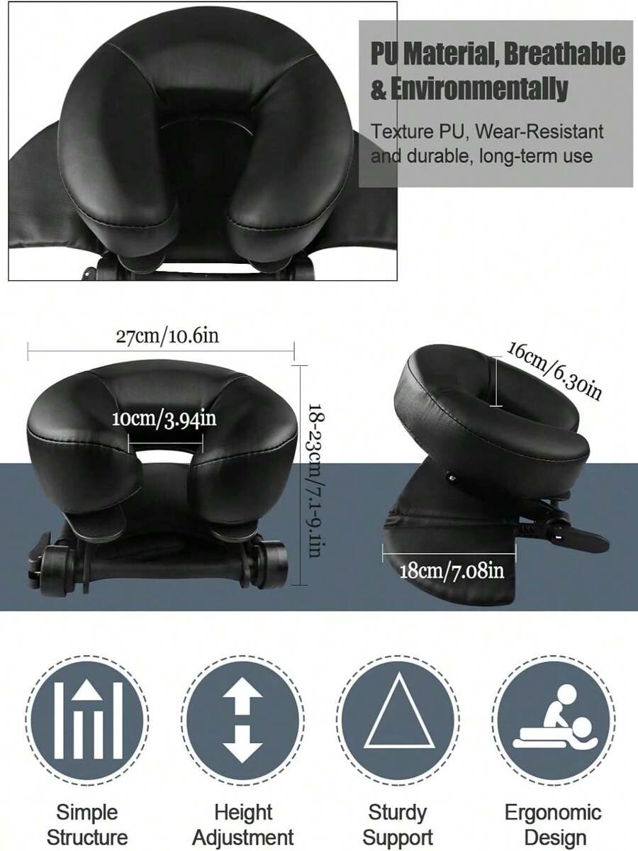 Kalolary Massage Table Face Cradle Cushion, Face Cradle Down Tabletop