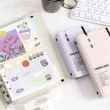 1入組預算管理封面夾,附拉鍊信封,a6尺寸的費用管理器,附貼紙和支出預算表,用於預算和儲蓄的現金信封 - 綠色 - 查看 5