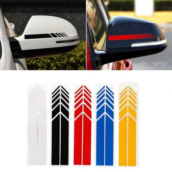 2 stuks stickers voor de achteruitkijkspiegel, autostyling, huisdierstickers, zijstickers voor de achteruitkijkspiegel, auto-accessoires, autostickers
