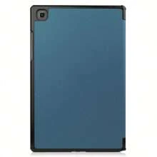 Funda para Samsung Galaxy Tab A7 de 10.4"(Lanzamiento 2020), Cubierta de TPU Suave con Apagado y Encendido automático, Soporte Estable de visualización (Modelo: S-M-T500/T505/T507) - Azul - Ver 7