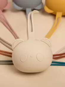 矽膠奶嘴支架盒,不含 Bpa 新生兒奶嘴支架,旅行嬰兒奶嘴矽膠袋,適合男孩和女孩的奶嘴配件,矽膠奶嘴收納盒,易於清潔 - 橄欖綠 - 查看 5