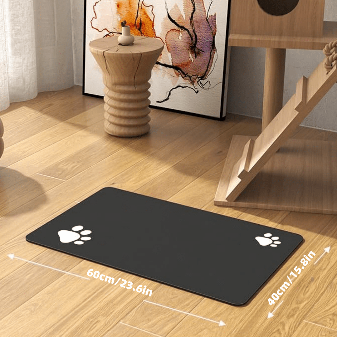 Pet Feeding Mat WaterAbsorbing Dog Mat, QuickDrying Dog Water