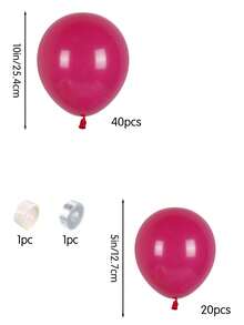 裝飾氣球 - 玫紅色 - 查看 2