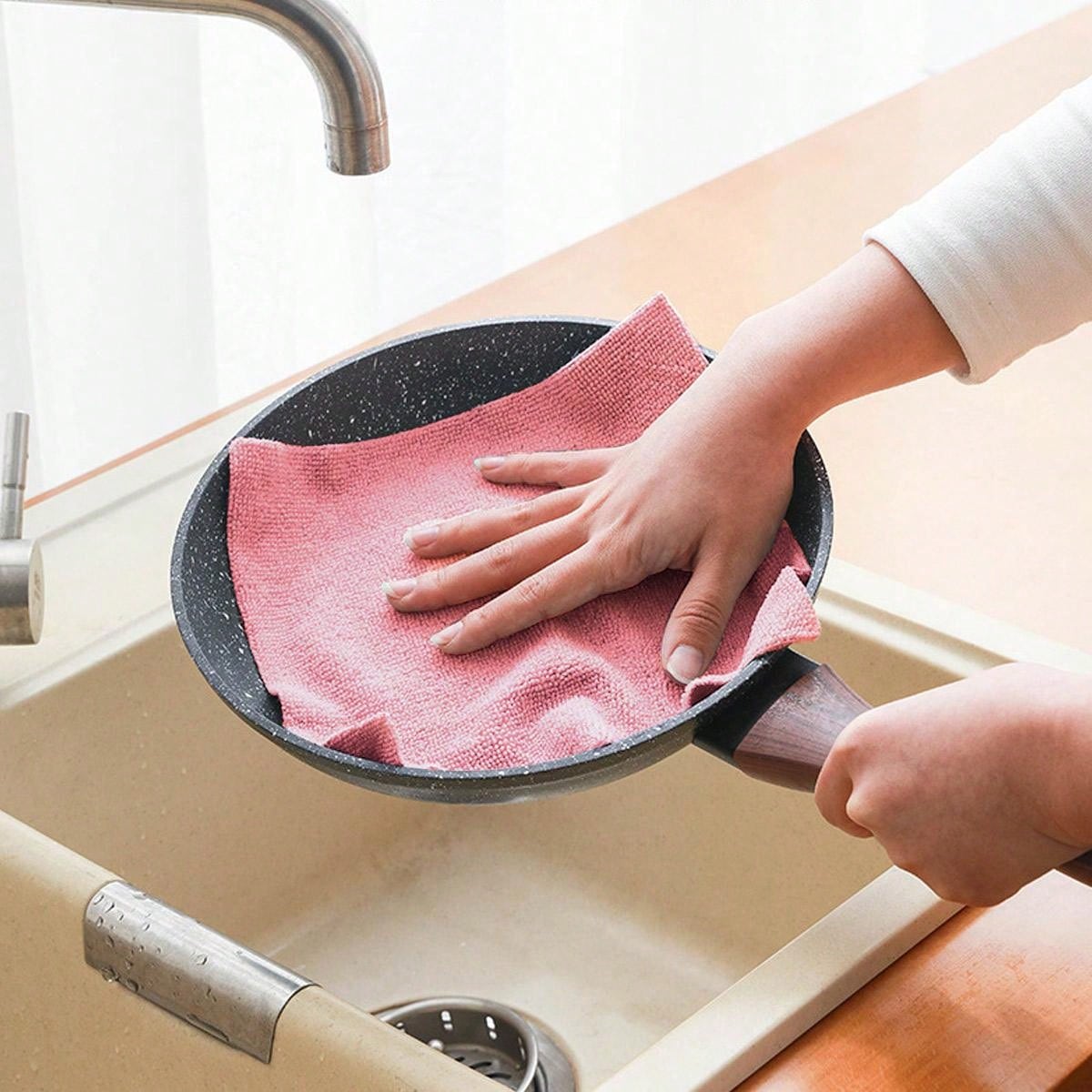 20 Pack Microfiber Cleaning Cloth, Cleaning Towels For Housekeeping