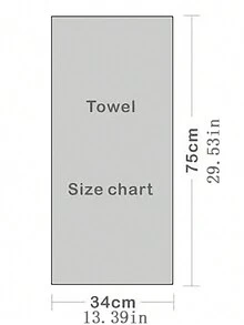 1 条清新简约风格字母数字图案毛巾，柔软吸水，浴室适用 - 綠色 - 查看 8