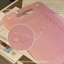 XINBIHE Gradient Colors Accordion Folder, & Large Capacity, A4 Size, Vertical Design, With Handles And 13 Compartments For Simple & Multi-Layer Paper & Document Storage - Pink - View 9