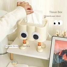 桌上型紙巾盒套,可愛客廳紙巾盒收納盒,可供家居咖啡桌裝飾,創意汽車紙巾盒 - B - 查看 3