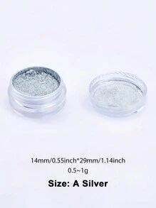 1 Bottle Shimmer Metallic Golden Silvery Color Powder, Faux Pearlescent Colorant Pigment, Dye Colorant Glitter Mica Powder For DIY Painting Resin Jewelry Making