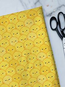 Chick Print Fabric Piece Diy Craft Material, For Making Tablecloth, Tapestry, Clothes - Multicolor - View 5