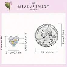 1入不鏽鋼心形串珠,適用於手鍊和珠寶製作diy - A - 查看 2