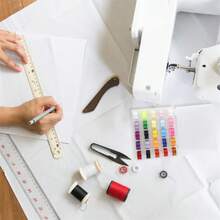 25Pcs Clear Plastic Sewing Machine Bobbins Class 15, Sewing Bobbins Compatible With Brother Singer Janome Kenmore Machines Style SA156 Transparent Bobbins Spools Embroidery Bobbins Sewing Accessories - 25Pcs - View 9