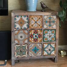 Alwayspon 24Pcs Self-Adhesive Vinyl Wallpaper Tile Transfer Sticker, Peel And Stick Waterproof PVC Backsplash Sticker Wall Tile Decals Contact Paper For Kithen Bathroom Home Decor DIY - HZ-096 - View 5