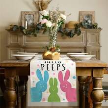 Manteles Para Mesa De Cocina - (rosa azul verde)Conejo - Ver 10