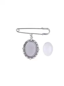 1pc Family Photo Jewelry Brooch Pendant With Gemstone & Glass Crystal Frame, Home Decoration, Anniversary Gift For Family And Friends, The Best Souvenir Gift,Home Decor ,Room Decor,Wall Decor Gifts Birthday Graduation