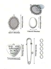 1pc Family Photo Jewelry Brooch Pendant With Gemstone & Glass Crystal Frame, Home Decoration, Anniversary Gift For Family And Friends, The Best Souvenir Gift,Home Decor ,Room Decor,Wall Decor Gifts Birthday Graduation