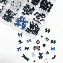 24 Grids Cartoon Resin Mixed Nail Art Decoration Diy Accessories Kit - Multicolor - View 5