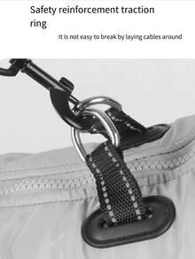 1pc Elastic Waist Reflective Pet Winter Padded Coat, Dogs Coat Vest For Windproof & Keeping Warm, Splicing Color - Black - View 11