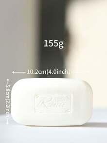 1入組可愛精緻玫瑰山羊奶純天然手工皂深層清潔抗蟎痘痘潔膚保濕肥皂，長方形4英寸，清新不刺激，適合所有膚質的身體護理，為朋友親友送禮、新居入戶的禮物