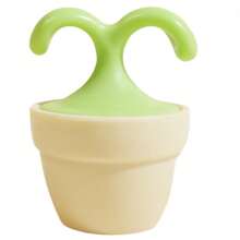 Facial Massager, Ball Massager To Eliminate Eye Bags & Puffy Eyes, Cryotherapy & Scraping Massager, Flower Seed Shaped Massager For Relieving Muscles On Legs, Shoulders & Cervical Vertebrae - Green - View 7