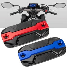 1個cb500f / Cb500x / Cb600f / Cb650r / Cb750 Hornet / Cb1100 / Cbr 500r 600f 650r Cnc鋁合金機車部件前刹車油箱蓋液體儲罐蓋 - 藍色 - 查看 1