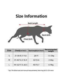 1pc Animal Pattern Strap-Style Cat Neutering Clothes, After Surgery Protection To Prevent Scratching And Licking, Postpartum Recovery Clothes, Suitable For Indoor Cats - Pink - View 2